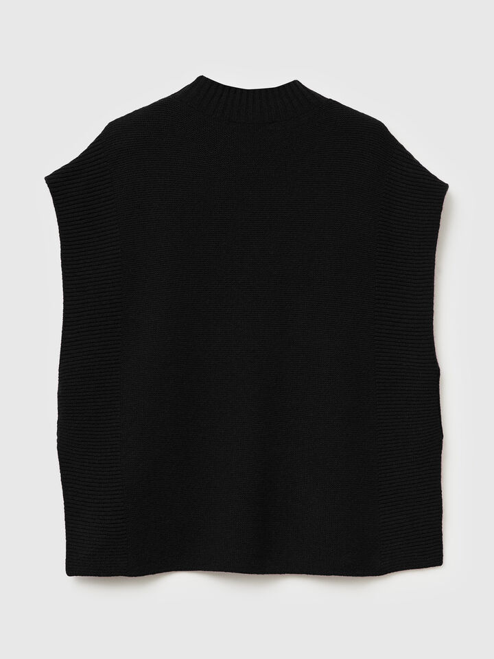 SLEEVELESS SWEATER Mulher image number 2